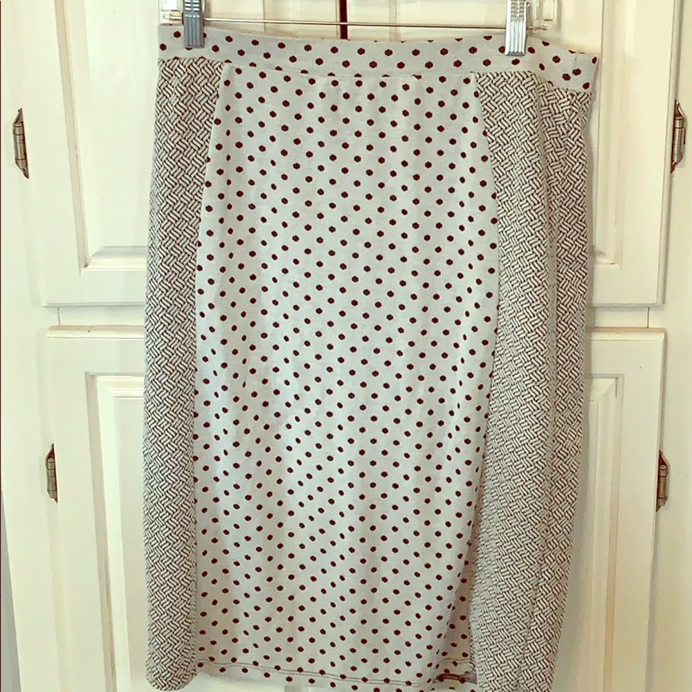 Stitch Fix Gilli Stretch Polka Dot Pencil Skirt